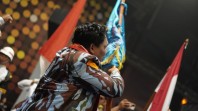 Maha Sendi Milala Dilantik Jadi Ketua IPK Karo, Ribuan Papan Bunga Bejejer Sepanjang Jalan Jamin Ginting