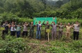 Kodim 0205/Tanah Karo Gelar Karya Bakti Penanaman Pohon, Wujud Nyata Jaga Kelestarian Lingkungan