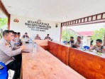 Kapolres Karo AKBP Pebriandi Haloho Pimpin Rapat Koordinasi Penanganan Bencana Erupsi Gunung Sinabung