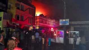 Ratusan Kios di Pajak Tingkat Berastagi Ludes Terbakar, Kapolsek: Masih Dalam Penyelidikan
