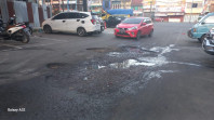 Jalan Berlobang Di Kota Berastagi Butuh Perhatian Serius dari Pemerintah Kabupaten Karo, Warga: Jangan Abaikan Terhadap Kondisi Jalan Rusak