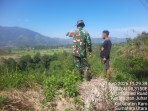 Cegah Karhutla, Babinsa Koramil 07/Juhar Gencarkan Sosialisasi Humanis kepada Masyarakat