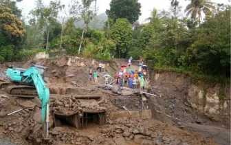 BPBD: Dua Desa Diterjang Lahar Dingin Gunung Sinabung