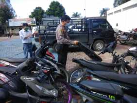 Aksi Balap Liar, Polres Karo Amankan 27 Sepeda Motor di Jalan Jamin Ginting