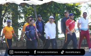Bupati Karo Brigjen Pol [ Purn ] Dr.dr Antonius Ginting Sp.OG M.Kes dan Wakil Bupati Ikuti Olahraga Bersama dalam Rangka HUT Bhayangkara ke-80