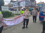 Kapolres Tanah Karo AKBP Wahyudi Rahman Bersama PJU Gelar Ops Patuh Toba Untuk Mensosialisasikan Tertib Berlalulintas