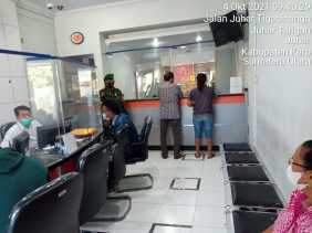 Babinsa Koramil 07/JH Anjangsana Himbau Instansi Bank Perketat Keamanan Nasabah