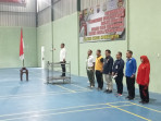 Wakil Bupati Pimpin Upacara Open Turnamen Bulu Tangkis Yang Dilaksanakan Kodim 0205/TK di GOR Patriot