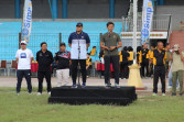 Dandim 0205/TK Letkol Inf Benny Angga Ikut Meriahkan Olahraga Bersama Dalam Rangka HUT Bhayangkara Ke – 77
