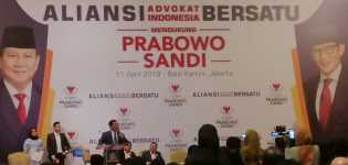 Prabowo Apresiasi Dukungan Ribuan Aliansi Advokat Indonesia Bersatu