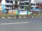 Jaga Estetika Kota, Satpol PP Kabupaten Karo Bersihkan Sejumlah Reklame dan Banner Tak Berizin di Berastagi