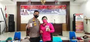 Polres Tanah Karo Gelar Donor Darah Sambut HUT Bhayangkara dengan Protokol COVID-19