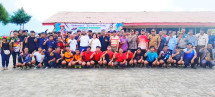 Anggota DPRD Kab.Karo Korindo Sembiring Milala Dukung Kegiatan Turnamen Bola Voli  'Gebyar Merah Putih' Kecamatan Simpang Empat