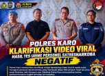 Beredar Vidio Viral Yang Diduga Pers Satresnarkoba, Polres Karo Langsung Klarifikasi Dan Tes Urine