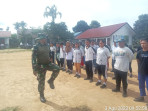 Dalam Rangka Menyambut HUT RI , Babinsa Koramil 05/PY Latih PBB Siswa SMA N 1 Kutabuluh