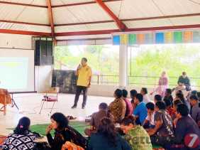 Kasi Datun Kejari Karo Paparkan BINMATKUM ke Kades se-Kecamatan Dolatrayat