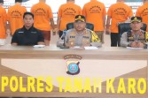 1290 Kasus Berhasil Ditangani Polres Tanah Karo di Sepanjang Tahun 2025