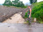Gunung Sinabung Diguyur Hujan , Dandim 0205/TK Letkol Inf Benny Angga : Tetap Waspada Terhadap Bahaya Banjir Lahar Dingin