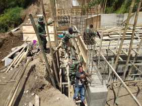 Dandim 0205/TK Menggesa Satgas TMMD  Soal Pembangunan Jembatan dan Drenaise di Kacaribu