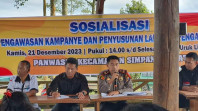 Tiga Pilar Kecamatan Simpang Empat Hadiri Sosialisasi Yang Dilaksanakan Panwaslu Kecamatan