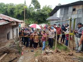 Bupati Karo : Dinas PUPR Akan Segera Perbaiki Bekas Longsor Di Desa Gongsol