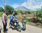 Pasca Erupsi Gunung Sinabung, TNI-Polri Tetap Imbau Masyarakat Jauhi Zona Merah dan Nihilkan Aktivitas