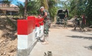 Pembangunan Jembatan Beton Penghubung Desa Lau Garut Menuju Kec Mardingding Rampung Dikerjakan Kodim 0205/TK