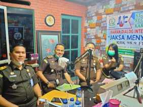 Kejari Karo Gelar Program Jaksa Menyapa Bagi Pendengar Radio RBK 98, 9 FM Kabanjahe