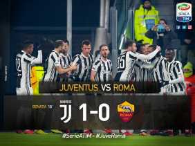 Juventus Kalahkan AS Roma: Skor 1-0