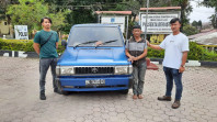 Satreskrim Polsekta Berastagi Amankan Pelaku Pencuri Mobil Kijang Di Desa Sempajaya