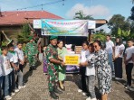 Sambut HUT Kodam I/BB ke 76, Kodim 0205/TK Gelar Baksos Bagi Sembako ke Yayasan Bunga Bekong
