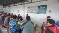 Coffee Morning Bersama Wartawan dan LSM, Kajari Karo Darwis Burhansyah SH.MH Harapkan Sinergisitas Dalam Penegakan Hukum