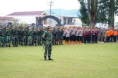 Pangdam I/BB Tinjau Kesiapsiagaan Penanganan Erupsi Gunung Sinabung, 1.279 Personel Disiagakan