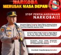 Kapolres Karo AKBP Pebriandi Haloho: Sekecil Apa Pun informasi tersebut, sangat berharga bagi kami demi menyelamatkan anak bangsa dari bahaya Narkoba