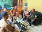 Danramil 03/BT dan Kapolsek Berastagi Komsos ke Kantor Camat Kabanjahe Guna Tingkatkan Sinergitas