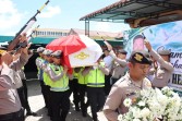 Bentuk Penghormatan Terakhir, Polres Dairi Gelar Upacara Persemayaman Aiptu Herbin Silaen