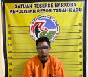 Warga Tanjung Balai Ditangkap Satresnarkoba Polres Tanah Karo di Kampung Dalam Kabanjahe Karena Si Putih