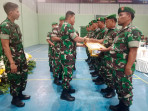 Danrem 023/KS Kolonel Inf Dody Triwinarto Beri penghargaan ke Personil Kodim 0205/TK Atas Keberhasilanya Menangkap Bandar Narkoba