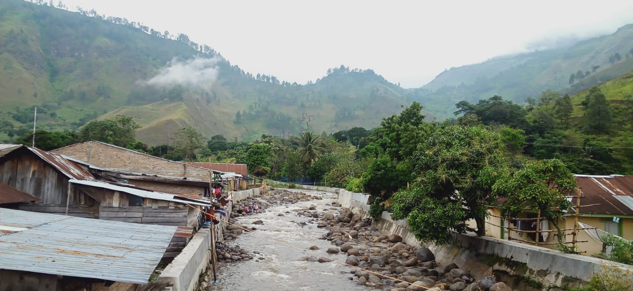 Sungai Meluap: Warga Khawatir Banjir Datang, Kades Tongging Sudah Beritahu ke Dinas PU Karo