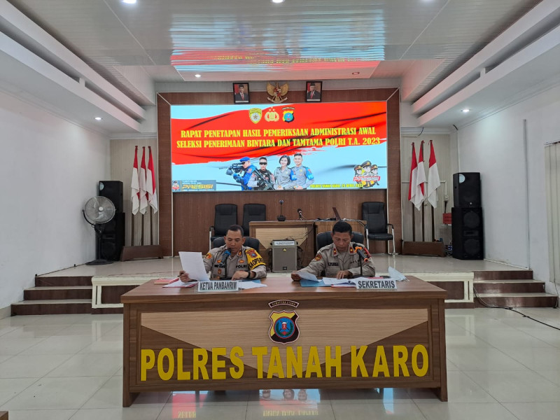 267 Casis Bintara dan Tamtama Dari Polres Tanah Karo Telah Lulus Tahap Rikmin Awal