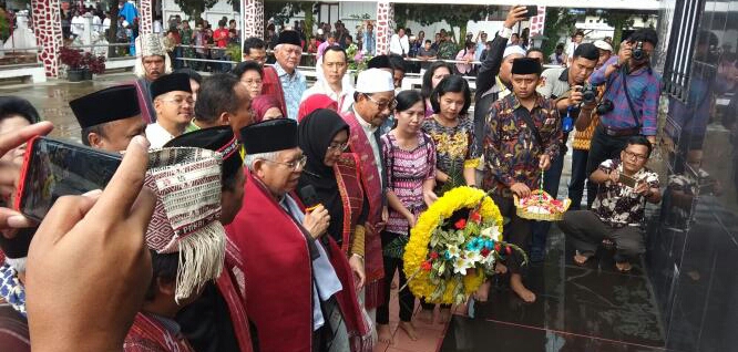 Ziarah Ke Makam Sisingamangaraja XII, Ma ruf Amin: Pancasila Rahmat Bagi Bangsa Indonesia