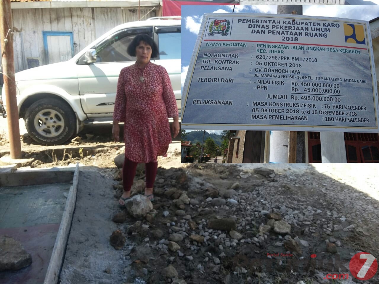 Rumahnya Kena Banjir, Warga Desa Keriahen Protes Terhadap Proyek Peningkatan Jalan Lingkar
