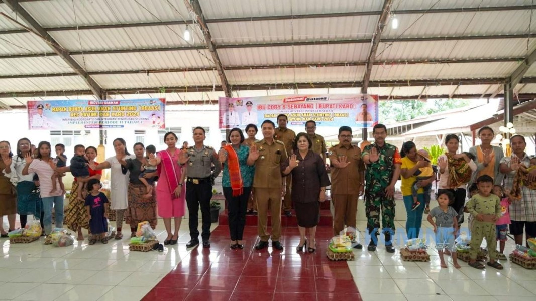 Bupati Karo Cory S Sebayang : Keluarga Harus Berperan Penting Cegah Stunting