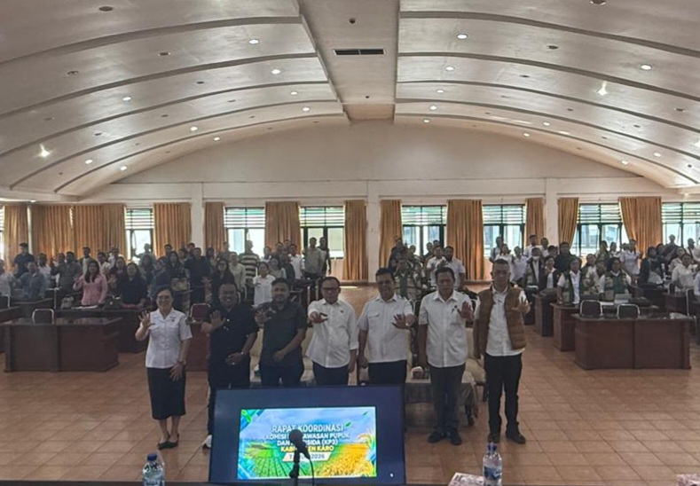 Perkuat Pengawasan dan Dukung Swasembada Pangan, KP3 Kabupaten Karo Resmi Dibuka Bupati Antonius Ginting