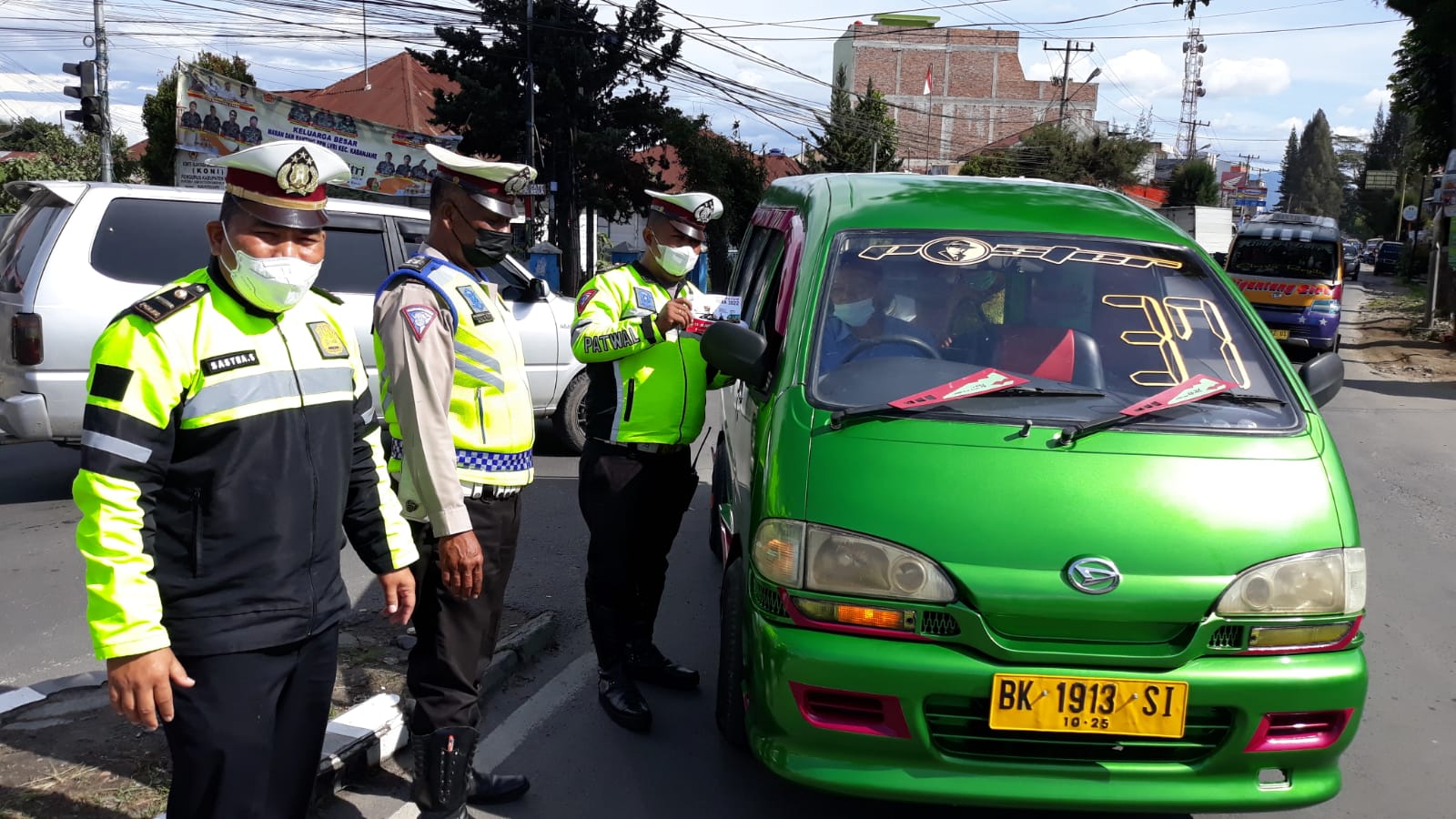 Satgas Gakkum Polres Tanah Karo Terus Sosialisasikan Cara Tertip Berlalu Lintas