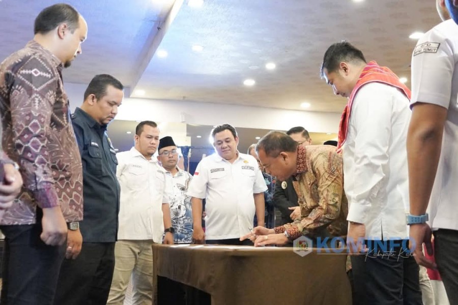 Bupati Karo Brigjen Pol [ Purn ] Dr.dr Antonius Ginting Sp.OG M.Kes Hadiri Pelantikan Pengurus BPC HIPMI Karo Periode 2025-2028