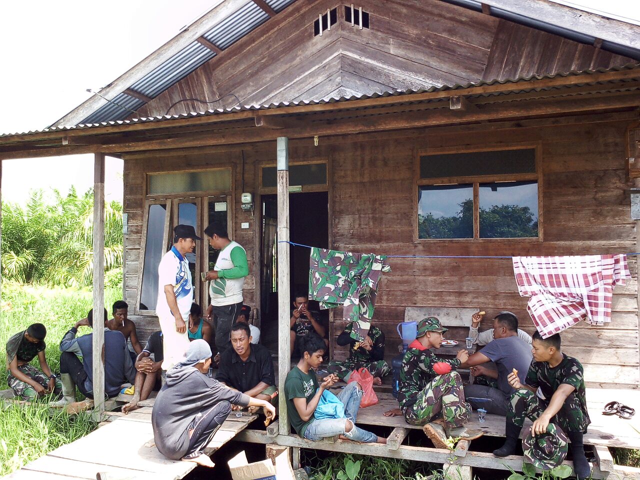 TNI-MMD di Kabupaten Rohil Masuk Hari ke 5, Ini Kegiatannya