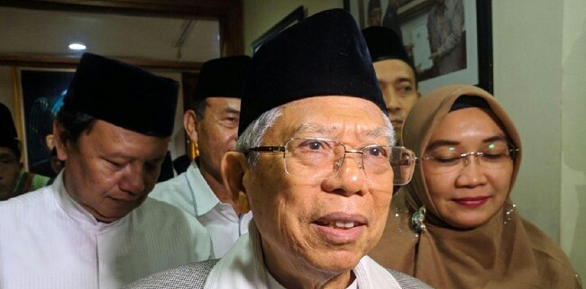 Ma'ruf Amin:  Jokowi dan Prabowo Mencari Waktu yang Tepat untuk Bertemu