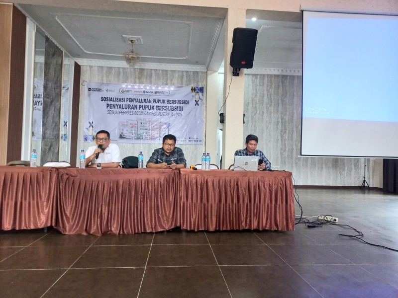 PT Pupuk Indonesia Gelar Sosialisasi Perpres Nomor 6 Tahun 2025 dan Tebus Bersama Pupuk Subsidi di Kabupaten Karo 