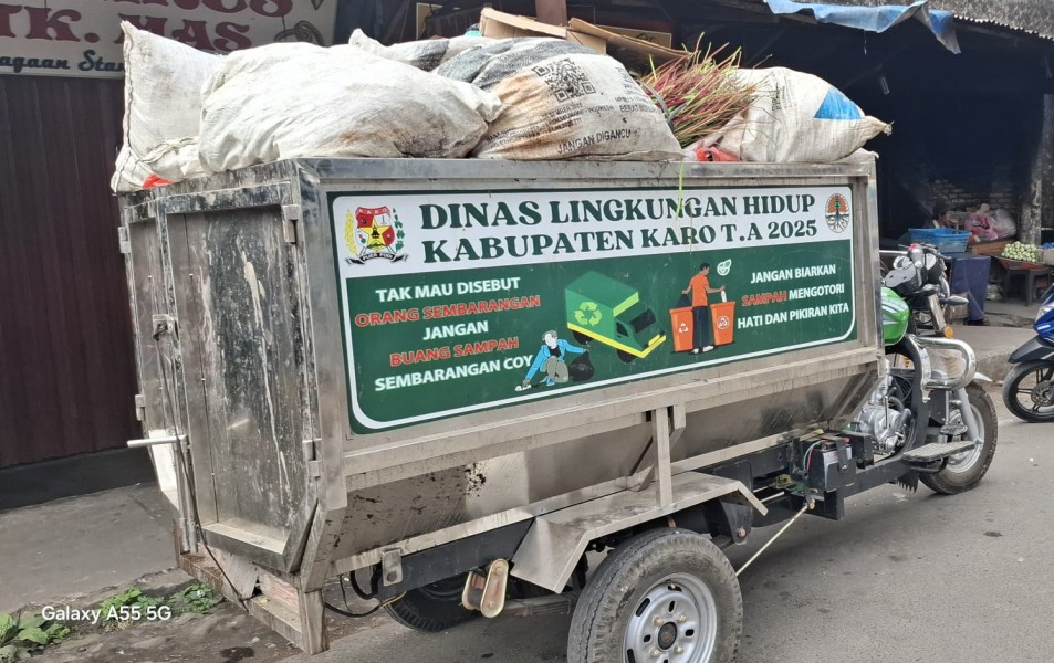 Dinas Lingkungan Hidup Kabupaten Karo Imbau Masyarakat Kelola Sampah dengan Benar